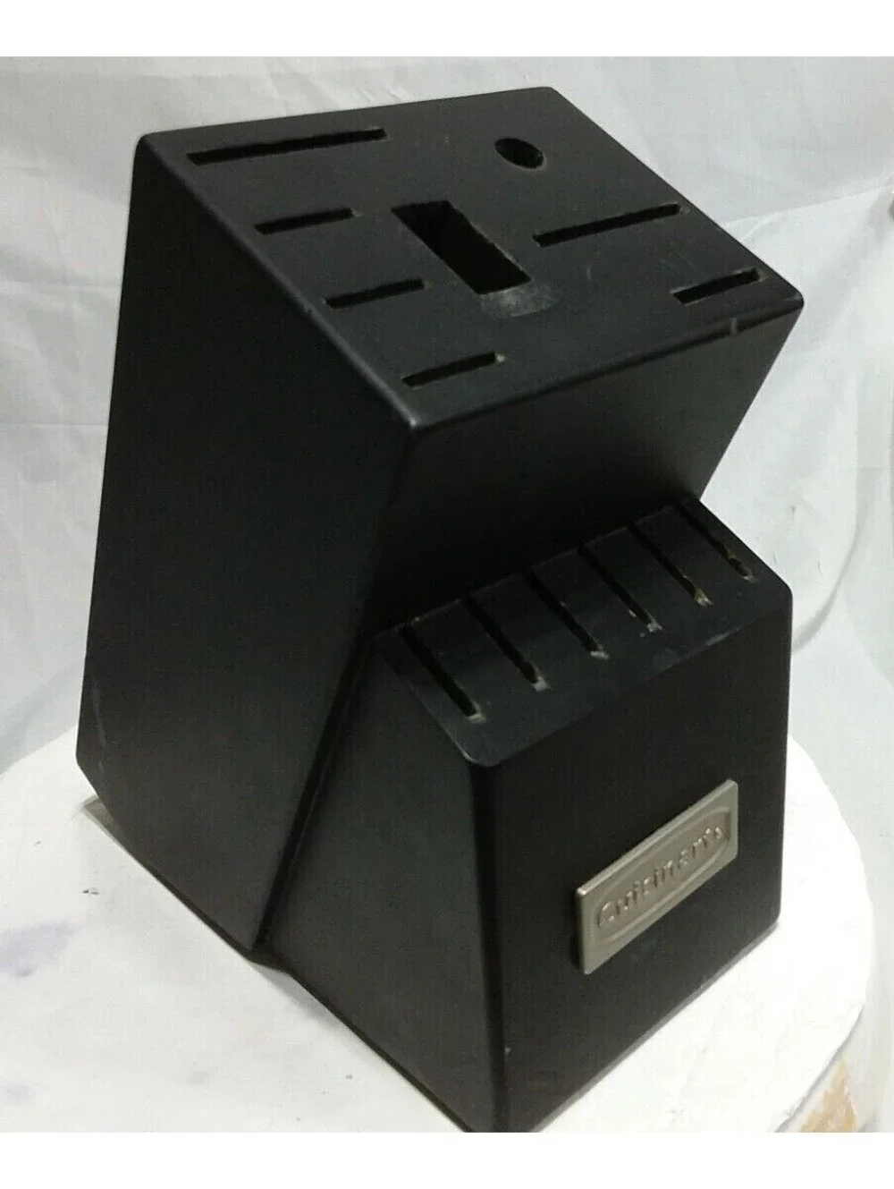 Cuisinart 14-Slot Wood Knife Block Storage Holder Kitchen Organizer Black